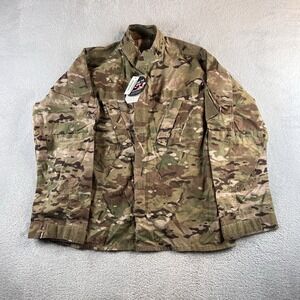 NWT US Army Multi Cam Combat Fatigue Jacket Large Regular Insect